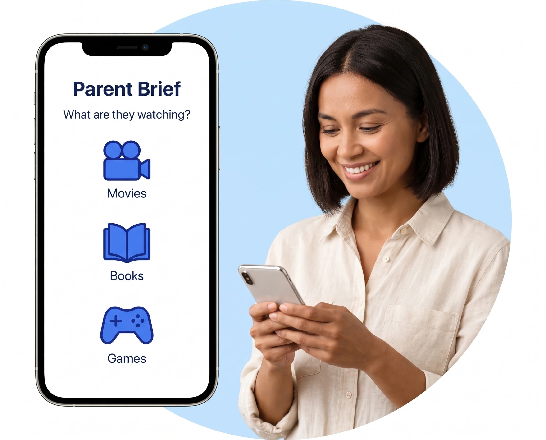 A parent making thoughtful choices about their child’s digital life